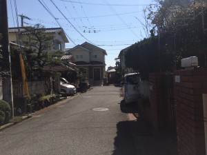 岸和田市某所の中古一戸建て付の売り土地の買い取り（買取）が決まりました！！業者の買い取りは住宅ローンが関係ないので、即決まります！！